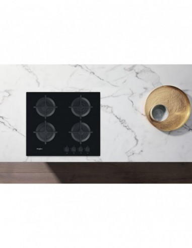 TABLE GAZ WHIRLPOOL GOB616 NB NOIR