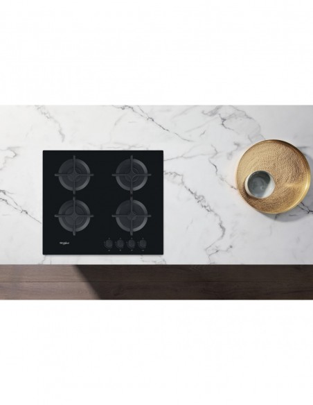 TABLE GAZ WHIRLPOOL GOB616 NB NOIR
