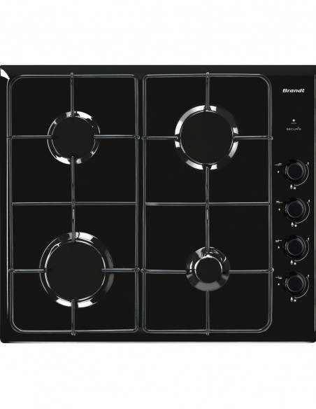 TABLE GAZ BRANDT BPE6410 B NOIR