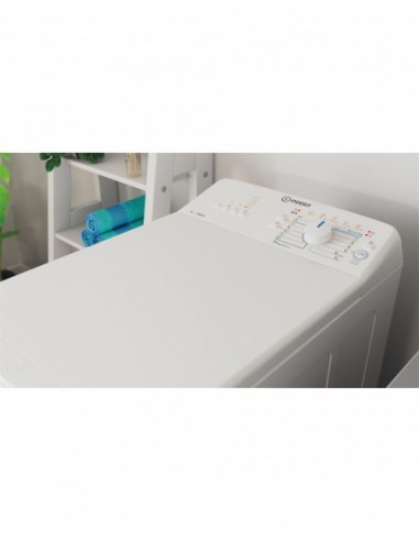 LAVE-LINGE TOP INDESIT BTWL60400EU/N BLANC
