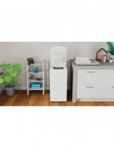 LAVE-LINGE TOP INDESIT BTWL60400EU/N BLANC