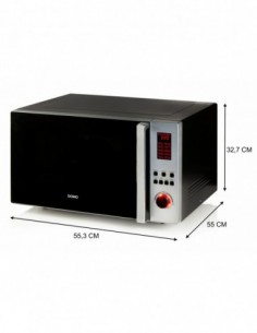 MICRO-ONDES COMBINE DOMO DO24201C Noir 2
