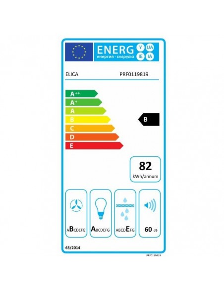 HOTTE MURALE ELICA PRF0119819A Noir