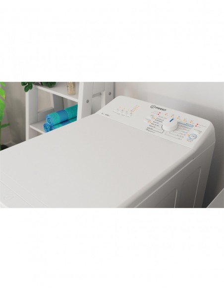 LAVE LINGE TOP GROUPE INDESIT BTWNL60400FR/N Blanc