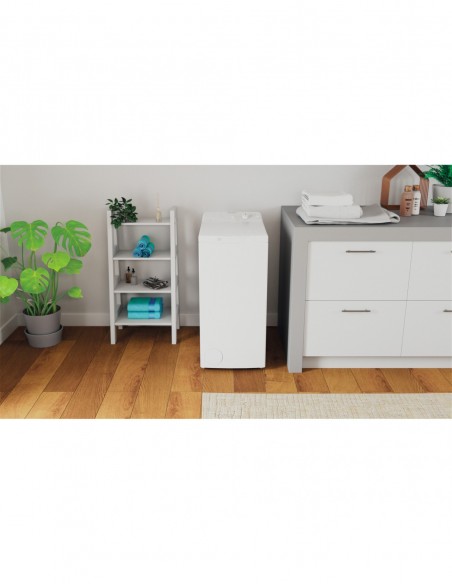 LAVE LINGE TOP GROUPE INDESIT BTWNL60400FR/N Blanc