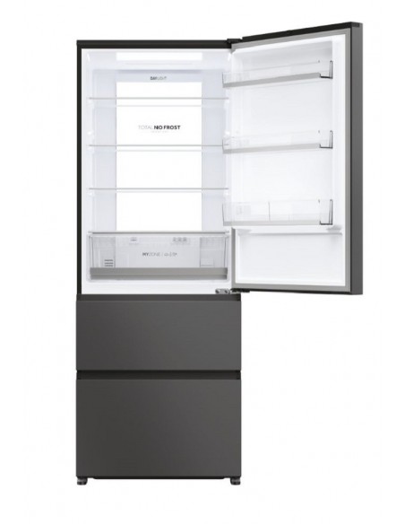 REFRIGERATEUR COMBINE HAIER HTR5719ENPT Noir