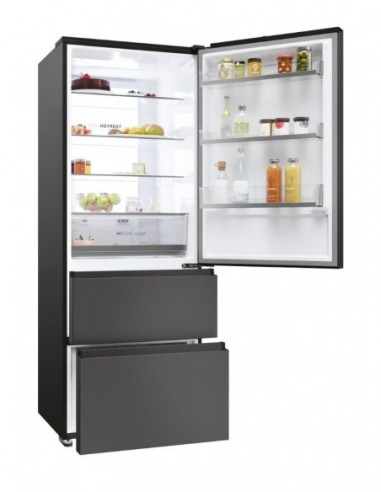 REFRIGERATEUR COMBINE HAIER HTR5719ENPT Noir
