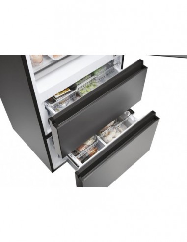 REFRIGERATEUR COMBINE HAIER HTR5719ENPT Noir