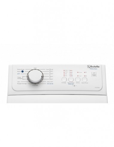 LAVE LINGE TOP VEDETTE VT37026Q Blanc