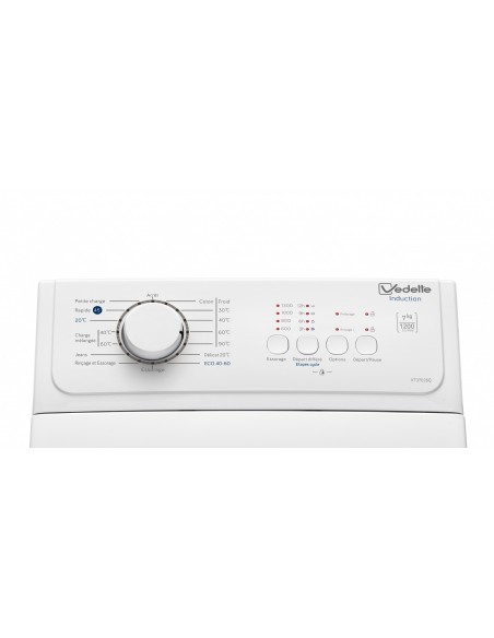 LAVE LINGE TOP VEDETTE VT37026Q Blanc