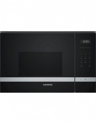 MICRO-ONDES SOLO ENCASTRABLE SIEMENS BF555LMSO INOX/NOIR
