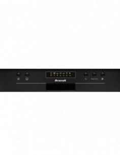 LAVE-VAISSELLE ENCASTRABLE 60CM BRANDT BDB424LB NOIR 2