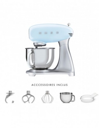 ROBOT MULTIFONCTION BLEU AZUR SMEG SMF02PBEU