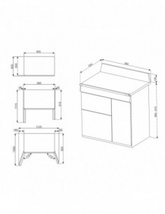 CENTRE DE CUISSON 90 CM SMEG TR93BL 2