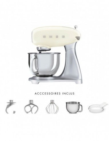 ROBOT MULTIFONCTION SMEG CREME SMF02CREU