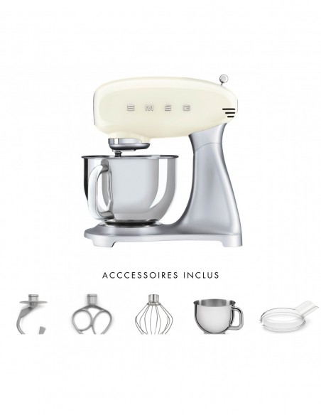 ROBOT MULTIFONCTION SMEG CREME SMF02CREU