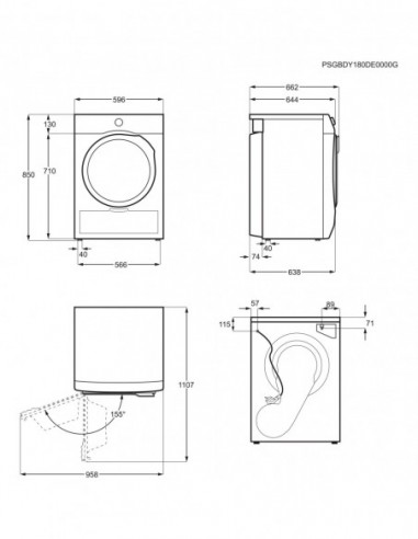 Seche linge condensation GROUPE ELECTROLUX...