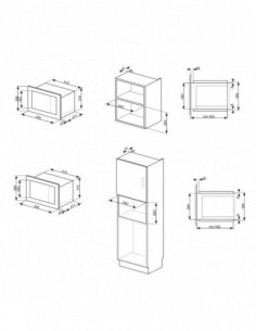 MICRO-ONDES GRILL ENCASTRABLE SMEG FMI425X Inox 2