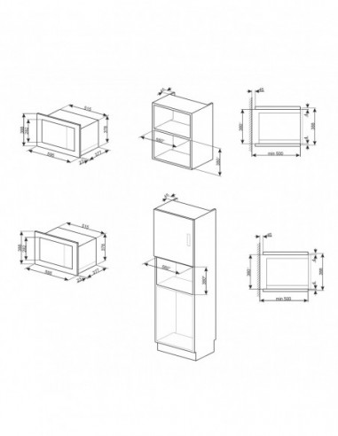 MICRO-ONDES GRILL ENCASTRABLE SMEG FMI425X Inox