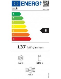 REFRIGERATEUR TOP FAGOR FTT120E Blanc 2