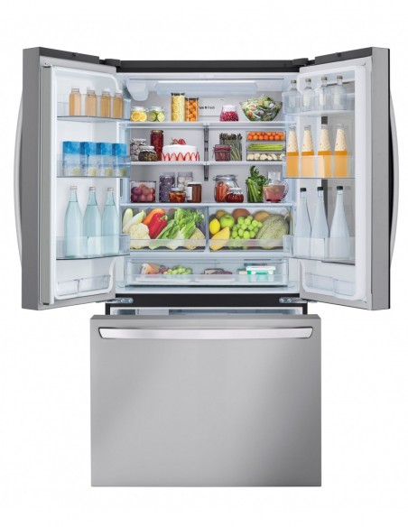 REFRIGERATEUR MULTI-PORTES LG ELECTRONICS FRANCE BLANC GMW765STGJ Inox