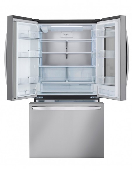 REFRIGERATEUR MULTI-PORTES LG ELECTRONICS FRANCE BLANC GMW765STGJ Inox