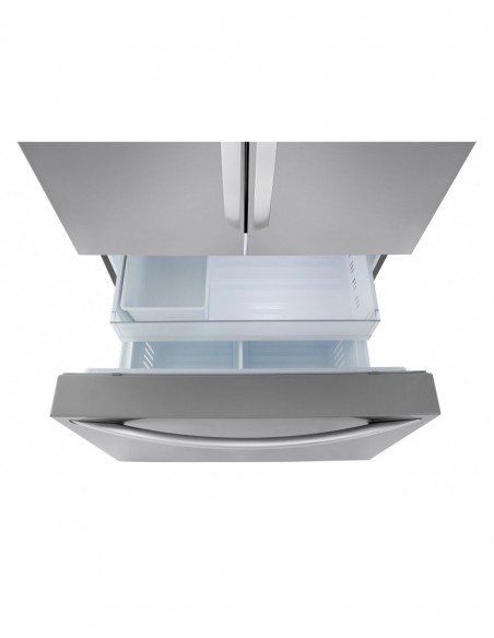 REFRIGERATEUR MULTI-PORTES LG ELECTRONICS FRANCE BLANC GMW765STGJ Inox