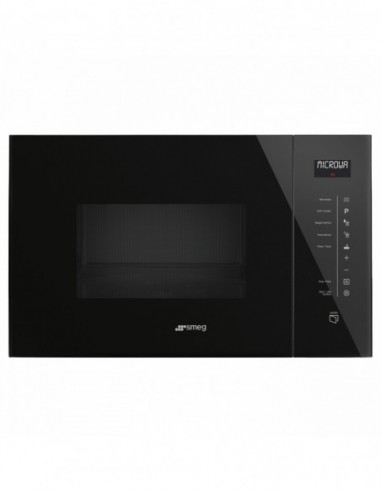 MICRO-ONDES GRILL ENCASTRABLE SMEG FMI125N Noir