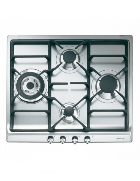 TABLE GAZ ENCASTRABLE SMEG SER60SGH3 Silver