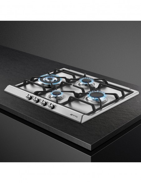 TABLE GAZ ENCASTRABLE SMEG SER60SGH3 Silver