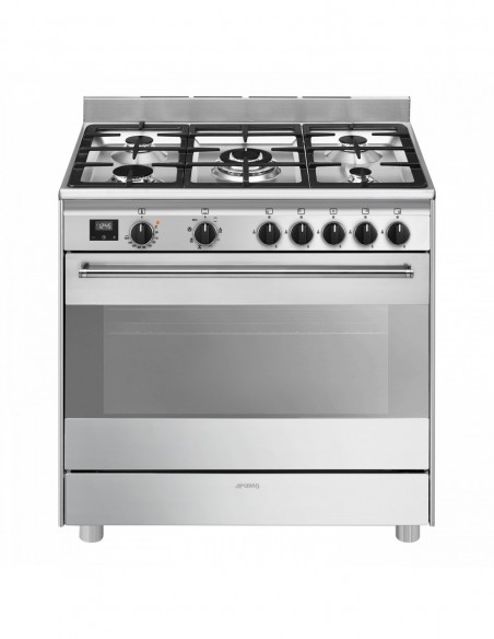 CENTRE DE CUISSON 90 CM SMEG BG91X2 Inox