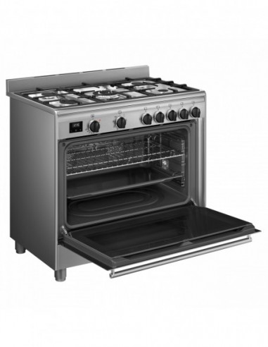 CENTRE DE CUISSON 90 CM SMEG BG91X2 Inox