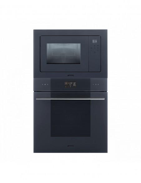 MICRO-ONDES GRILL ENCASTRABLE SMEG FMI120G Gris