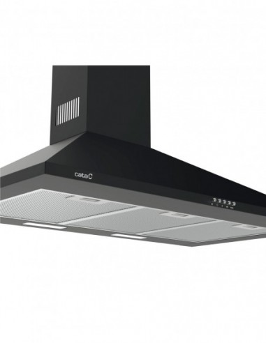 HOTTE MURALE OMEGA 900BK/M Noir