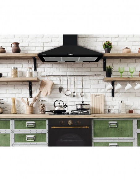 HOTTE MURALE OMEGA 900BK/M Noir