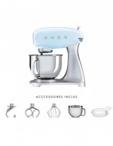 ROBOT MULTIFONCTION BLEU AZUR SMEG SMF02PBEU