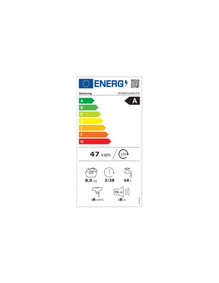 LAVE LINGE FRONTAL SAMSUNG WW80FG3M05TWEF